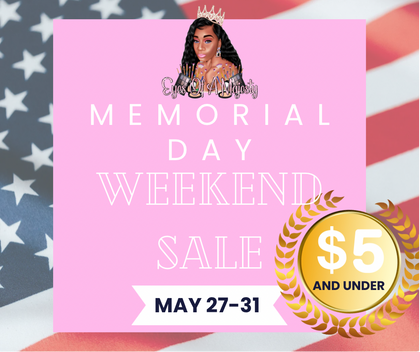 $5 and UNDER MEMORIAL DAY SALE