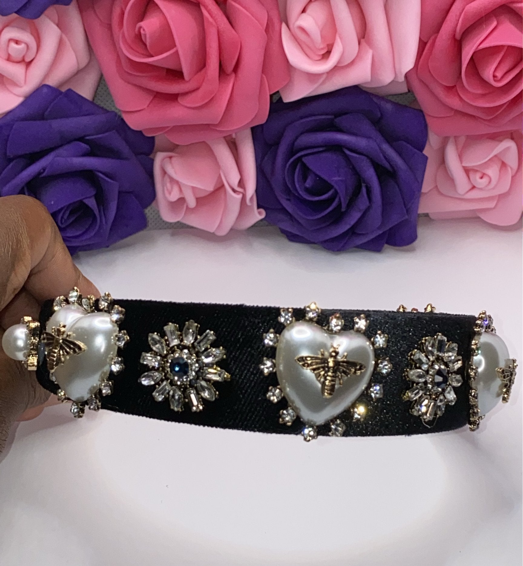 “Black Hearted” Headband